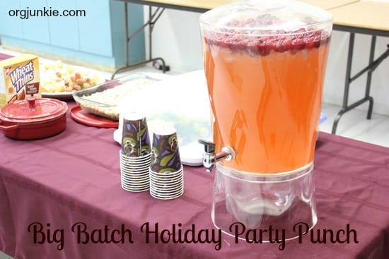 Big Batch Holiday Party Punch