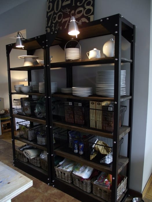 aka design kitchen restaurant style shelves