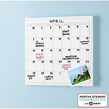 Martha Stewart Wall Manager Calendar
