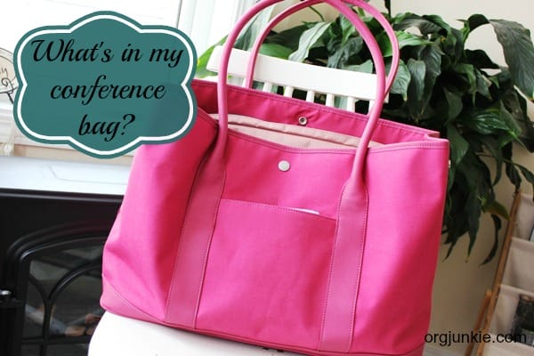 What's in my Conference Bag + Giveaway