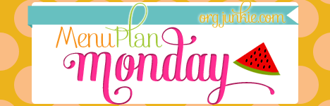 Menu planning recipe links and recources at I'm an Organizing Junkie #organized