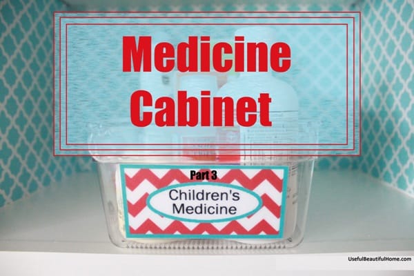Children's medicine cabinet