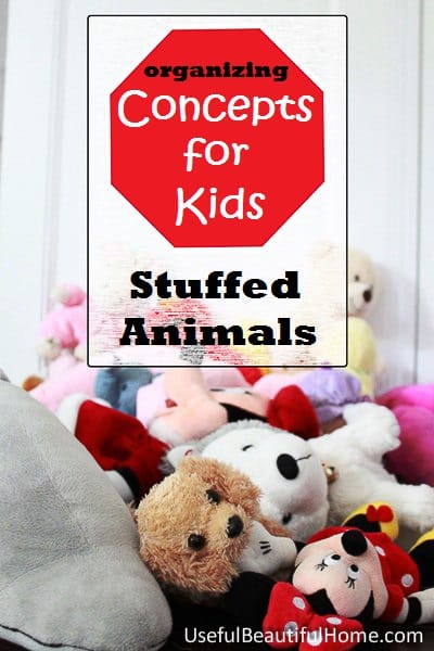 Organizing Stuffed Animals at orgjunkie.com