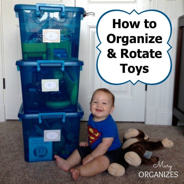 How to Organize and Rotate Toys