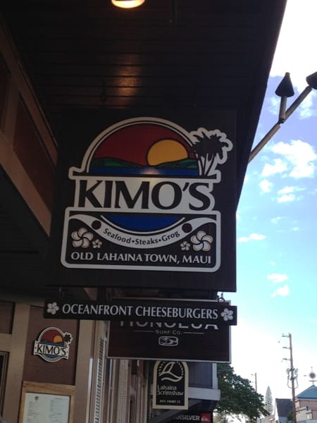 Kimo's in Maui