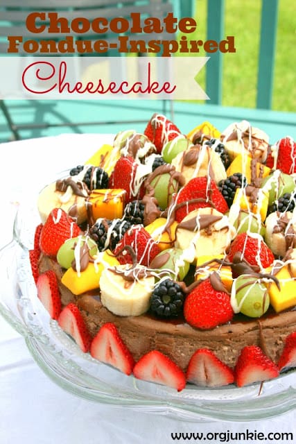 Chocolate Fondee-Inspired Cheesecake