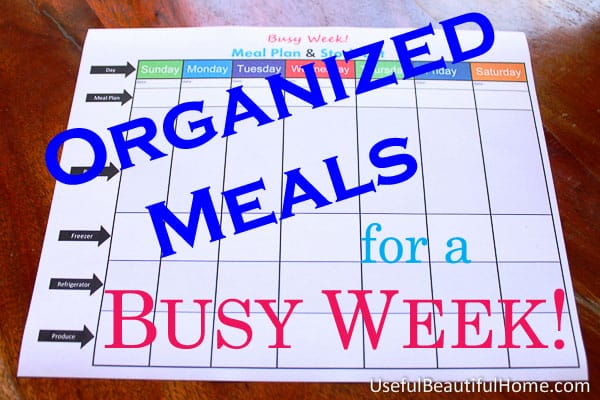 Organized-Meals-for-a-Busy-Week