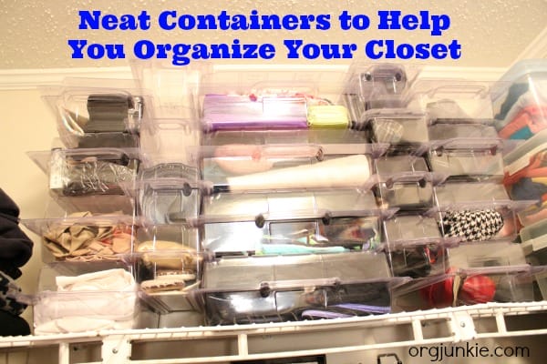 Neat Containers to Help You Organize Your Closet