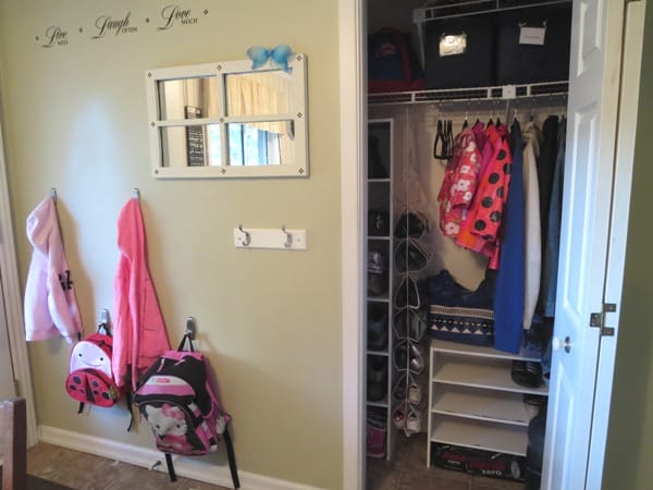 Small discount entryway closet