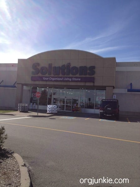 Solutions - organizing store in Ontario