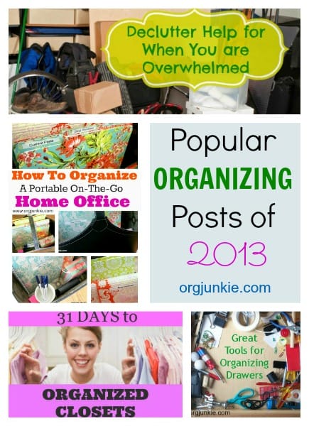 Popular Organizing Posts of 2013