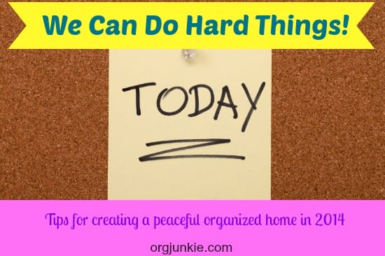 Tips for Creating a Peaceful Organized Home in 2014