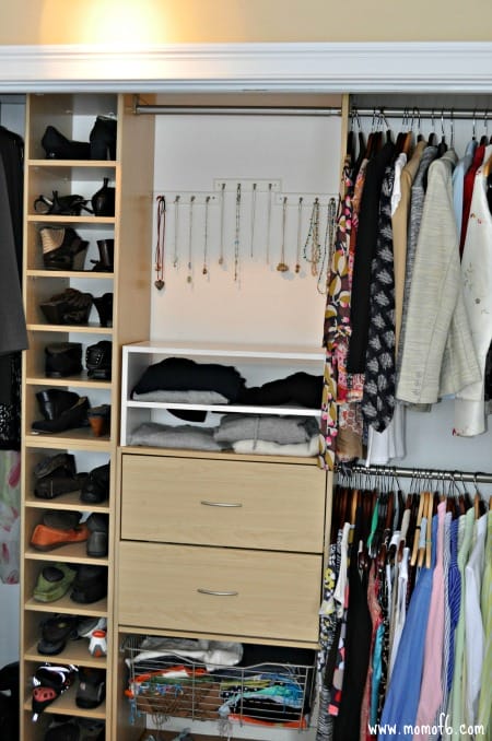 Organizing Necklaces- entire closet