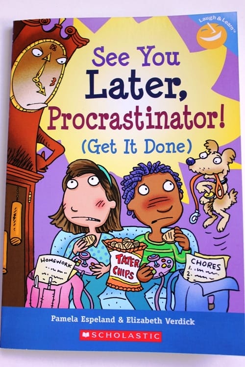 See You Later, Procrastinator ~ organizing books for kids at orgjunkie.com