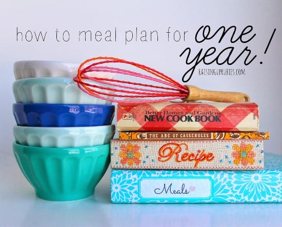 meal plan for one year! raisinguprubies.com