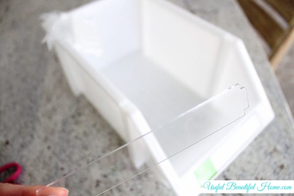 A great container for organizing the freezer and comes with a label too!