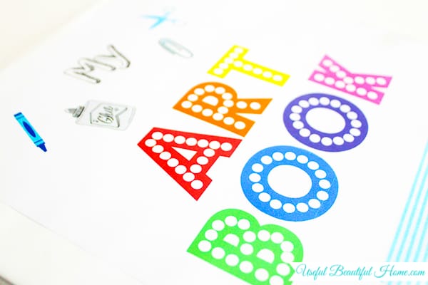 Free Printable! And it helps organize children's artwork and school papers in a brilliant way!