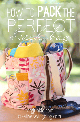 How to Pack the Perfect Beach Bag at orgjunkie.com