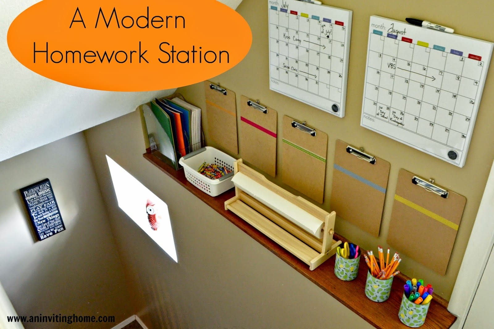 Modern Homework Station
