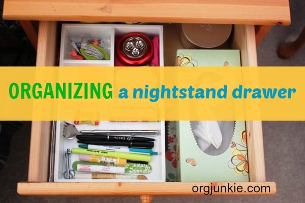 How to Organize a Nightstand