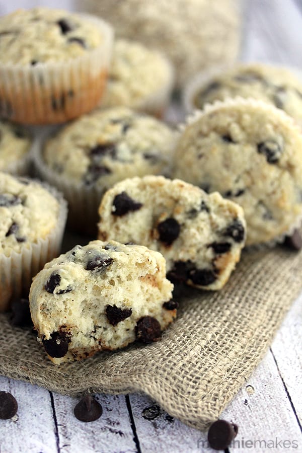 oatmeal chocolate chip muffins 6