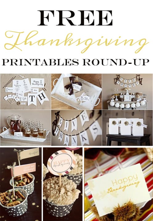 thanksgiving free printables