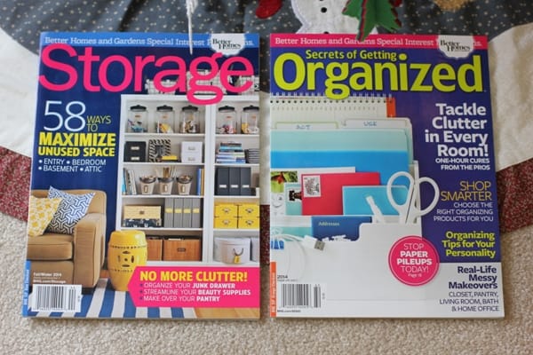 Better Homes & Gardens Organizing Magazines giveaway!