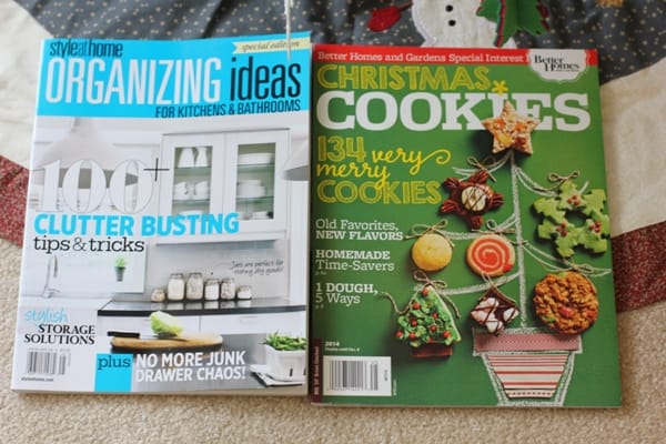 Style at Home Organizing Ideas and Christmas Cookies magazine giveaway!