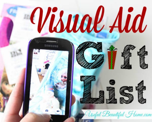 Visual Aid Gift List Tracking at I'm an Organizing Junkie