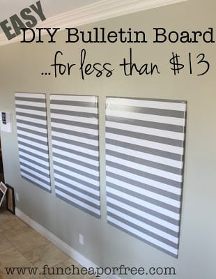 DIY Bulletin Board