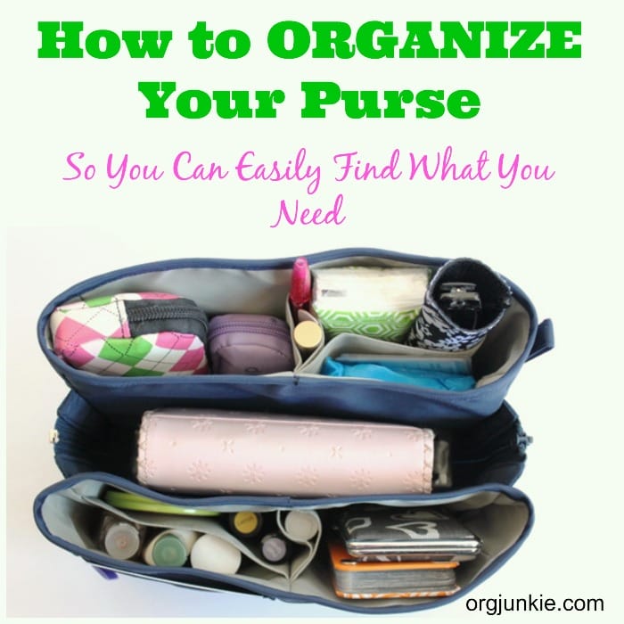 The Perfect Purse Organizer + Giveaway!