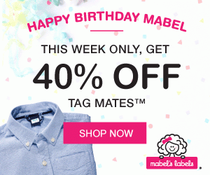 Mabel's Labels is having a 40% off sale on Tag Mates