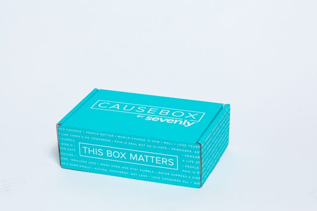 CAUSEBOX by Sevenly - a quarterly subscription box service that gives back!!