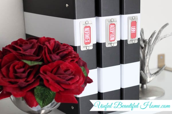 DIY trendy labels to organize your space