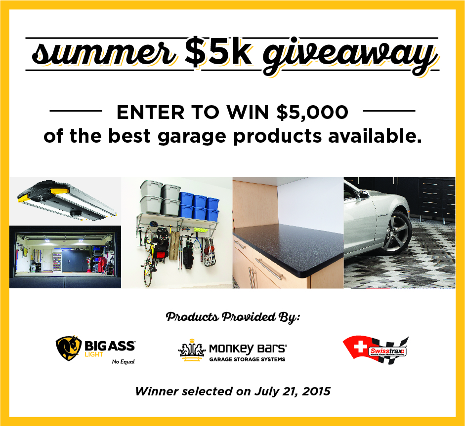 $5,000 summer dream organized garage giveaway!!