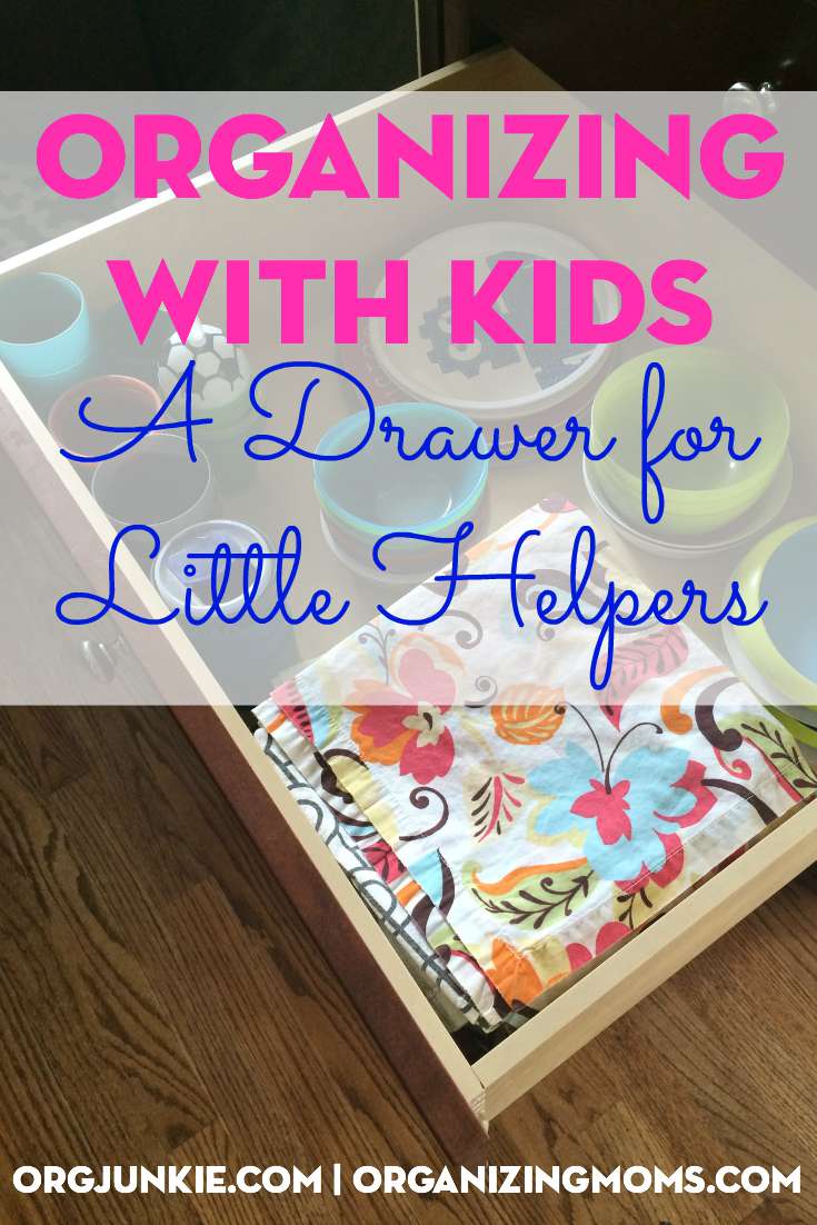 Set your kids up for organizing success by creating a drawer for little helpers