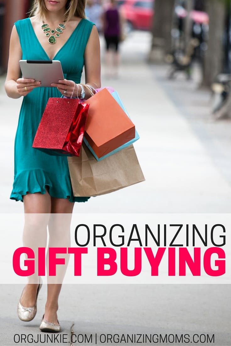 organizing the gift buying process at orgjunkie.com
