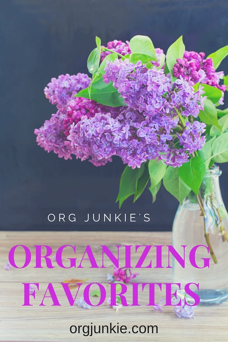 Friday Favorites: Making Lists, Bathroom Storage, Organizing Myths + more! at I'm an Organizing Junkie blog