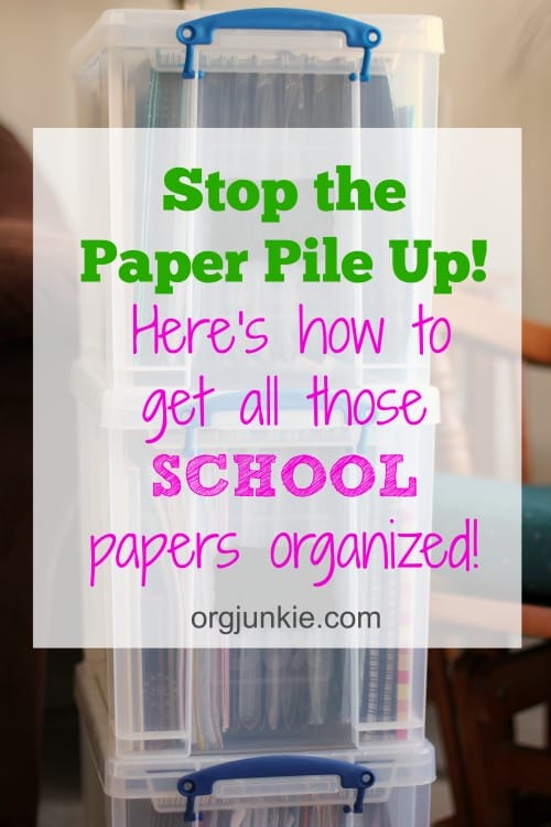 Get Those School Papers Organized the Easy Way