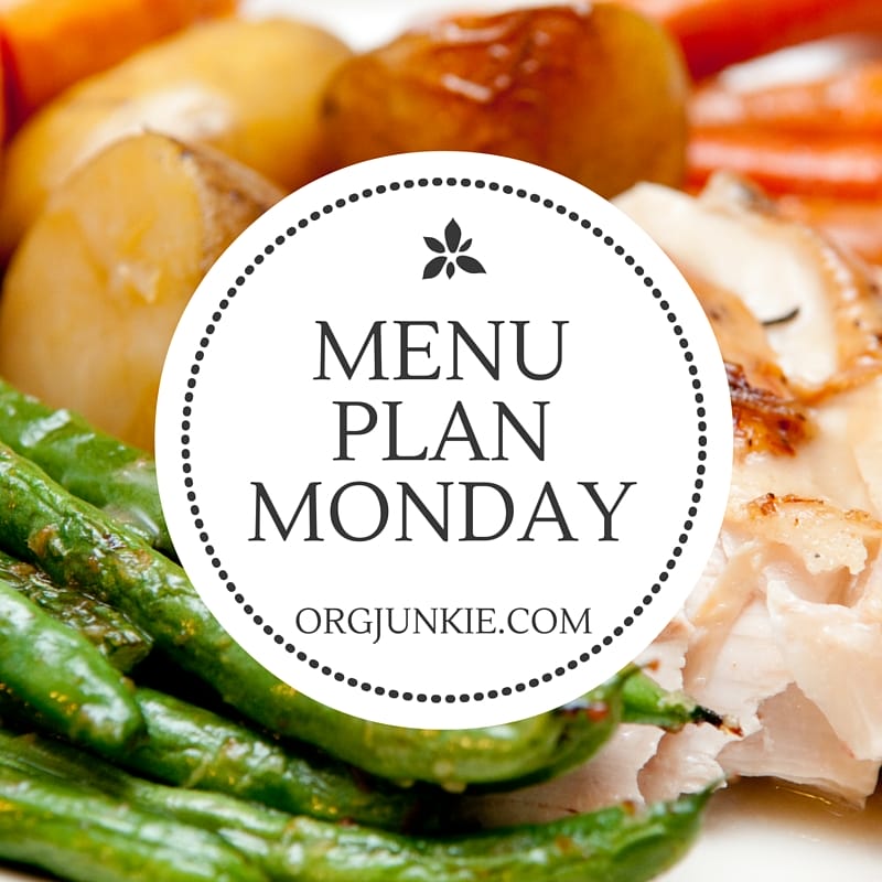 Menu Plan Monday for the week of April 18/16 - recipe links and menu planning inspiration to help you get dinner on the table with less stress!