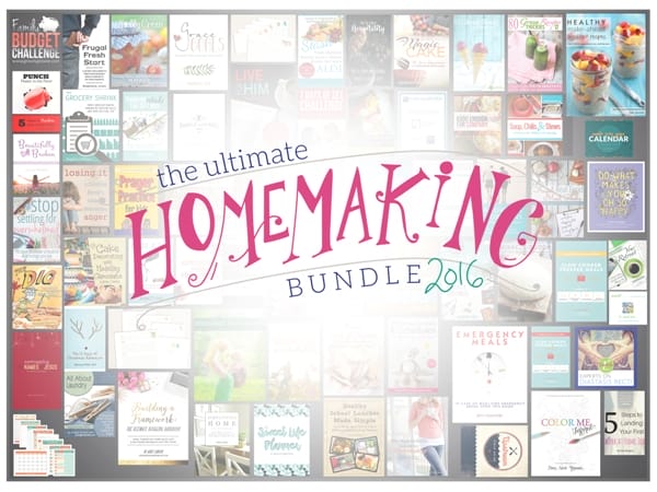 Ultimate Homemaking ebook Bundle sale available now