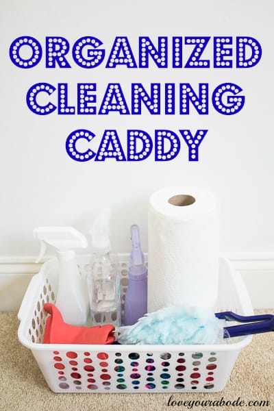 How to Put Together a Bathroom Cleaning Caddy - Clean Mama