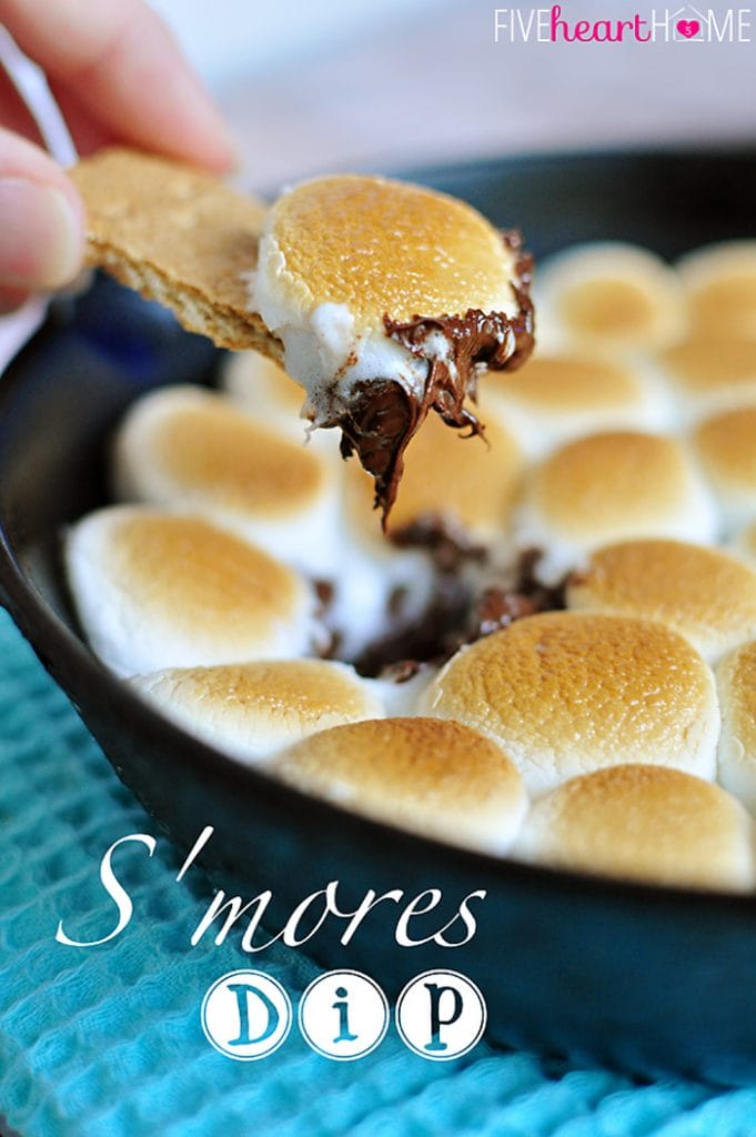Smores-Dip-in-a-Skillet-Indoors-by-Five-Heart-Home