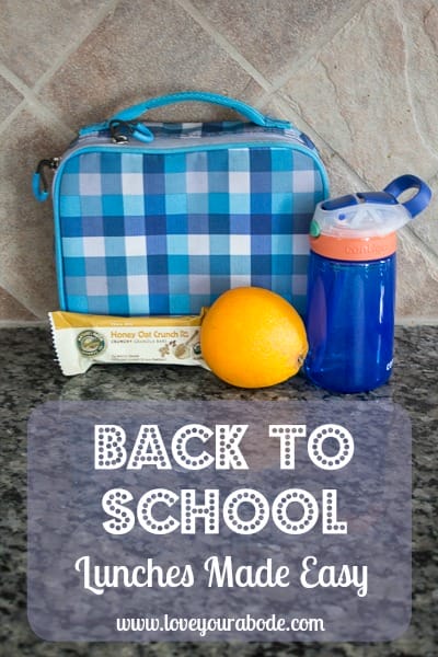 Back to school lunches made easy with these great tips at I'm an Organizing Junkie blog