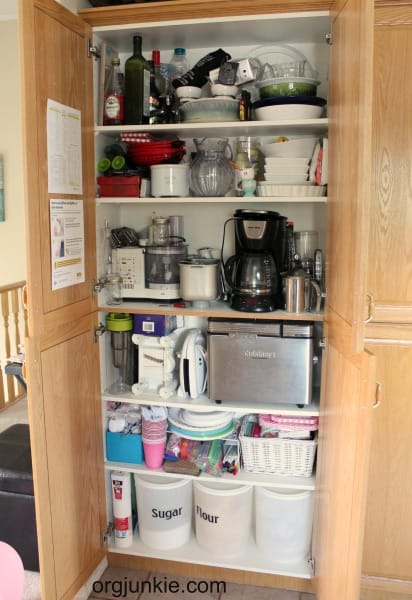 kitchen cupboard before