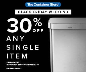 container-store-black-friday-sale