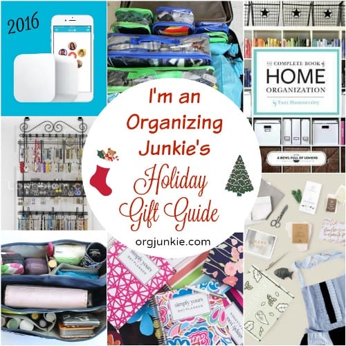 I'm an Organizing Junkie's 2016 Holiday Gift Guide!!