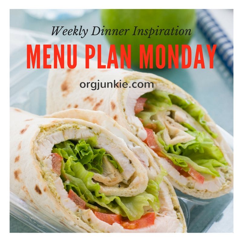Menu Plan Monday for the week of May 14, 2018 - weekly dinner inspiration to help you get dinner on the table with less stress and less chaos