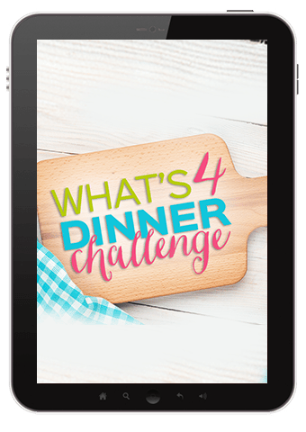 What's 4 Dinner Challenge eCourse to help you finally figure out menu planning!
