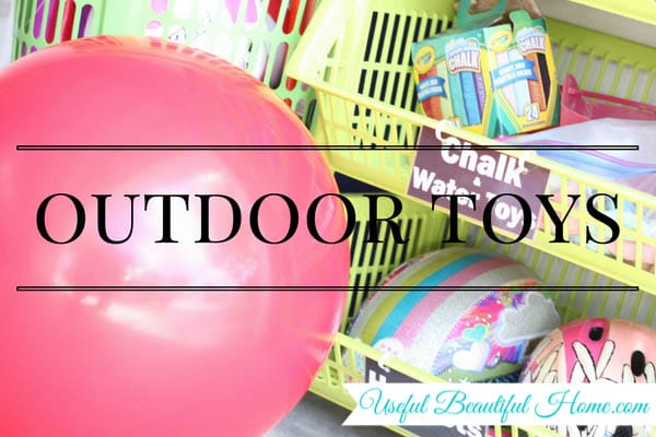 7 kids zones for spring cleaning - outdoor toys